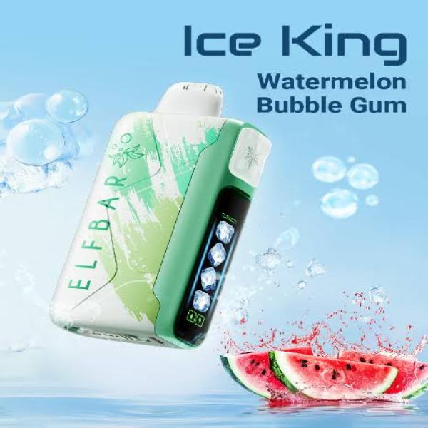 ELFBAR ICE KING 30K  Watermelon Bubblegum