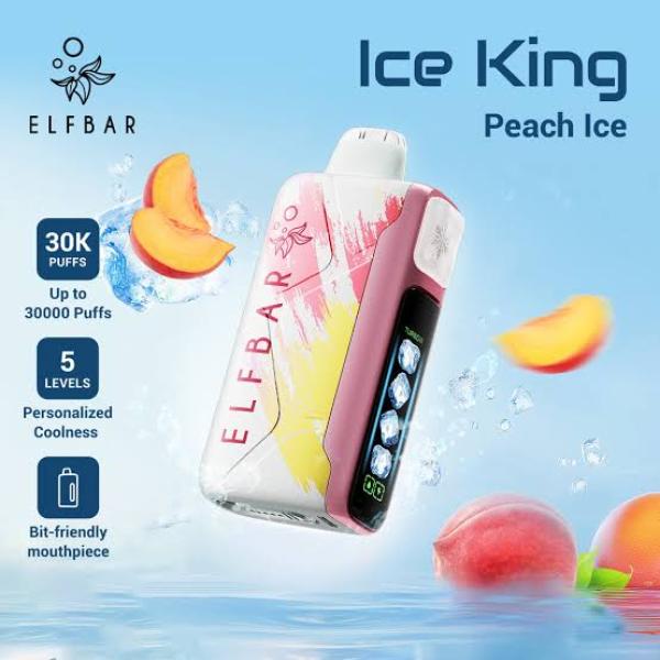 ELFBAR ICE KING 30K  Peach Ice