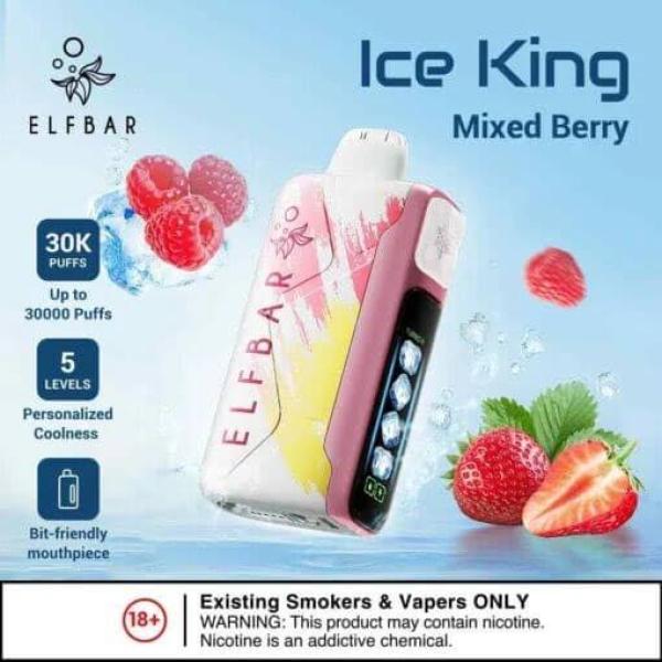 ELFBAR ICE KING 30K  Mixed Berry