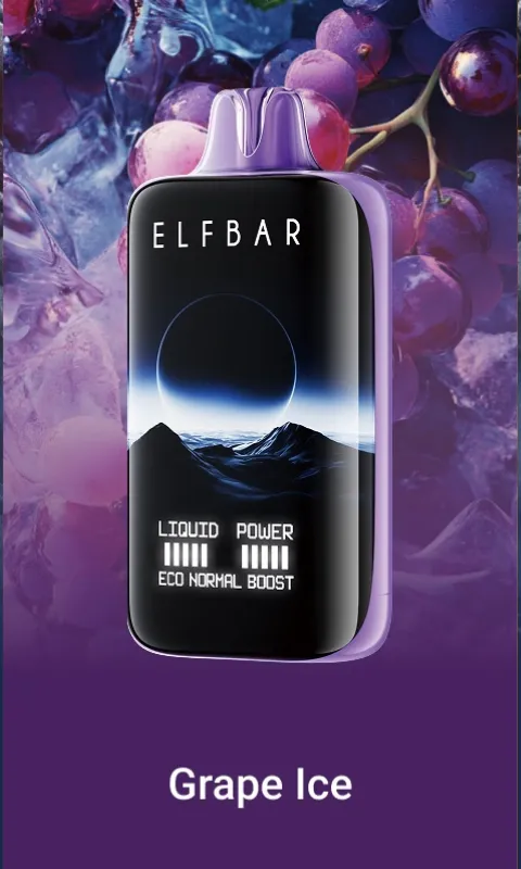 ELF BAR Moon Night 40000 - Grape Ice Price in BD - E-Clouds