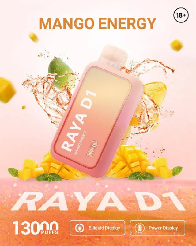 Elf Bar Raya D1 13000puffs- Mango Energy 