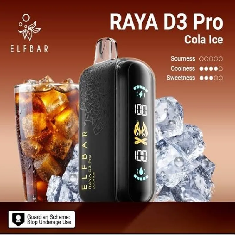 ELF BAR Raya D3 Pro – Cola Ice (30 000 Puffs)