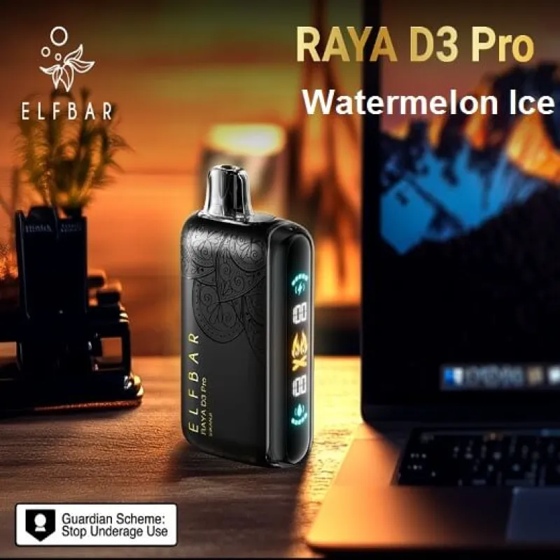 ELF BAR Raya D3 Pro – Watermelon Ice (30 000 Puffs)
