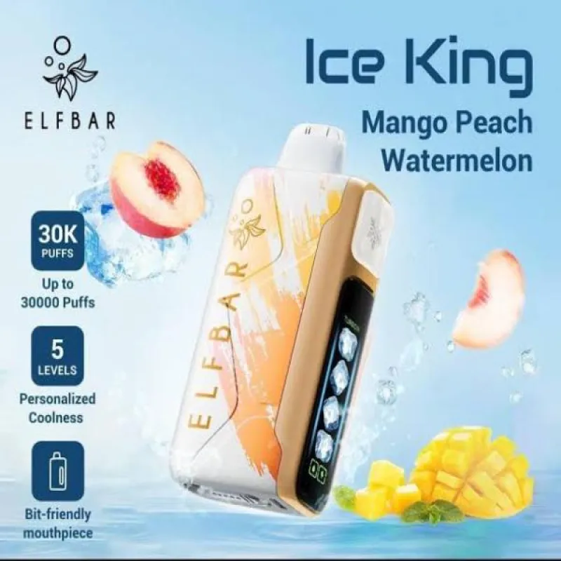 ELFBAR ICE KING 30K Mango Peach Watermelon