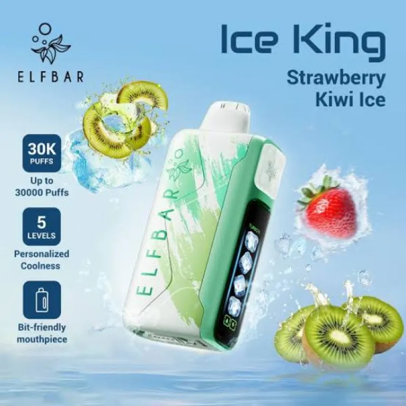 ELFBAR ICE KING 30K Strawberry Kiwi Ice