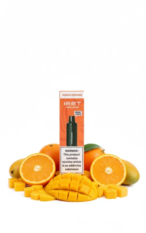 IEET 10k prefilled Cartridge- Mango Orange