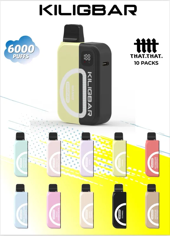 KILIGBAR 6000 puffs Cartridge 