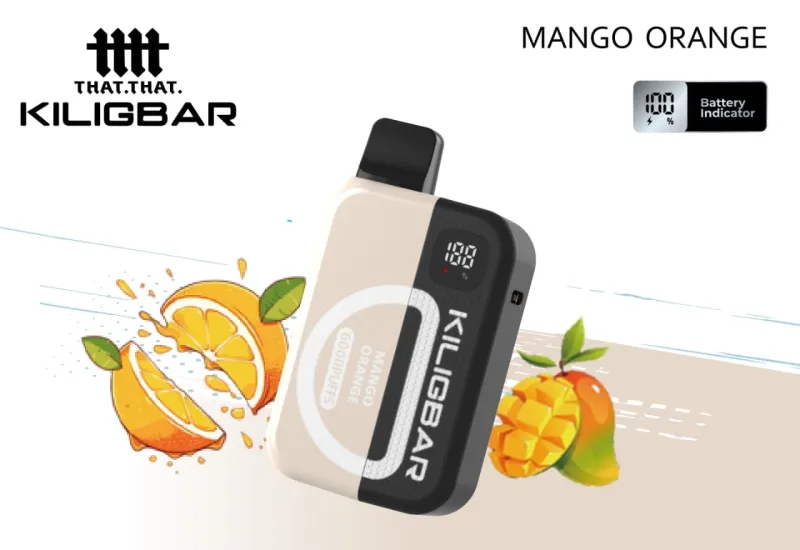 KILIGBAR 6000puffs kit- Mango Orange