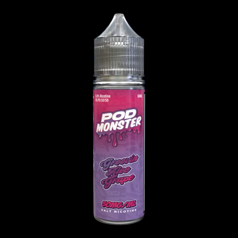 Pod Monster Salts 60ml Groovin Aloe Grape 