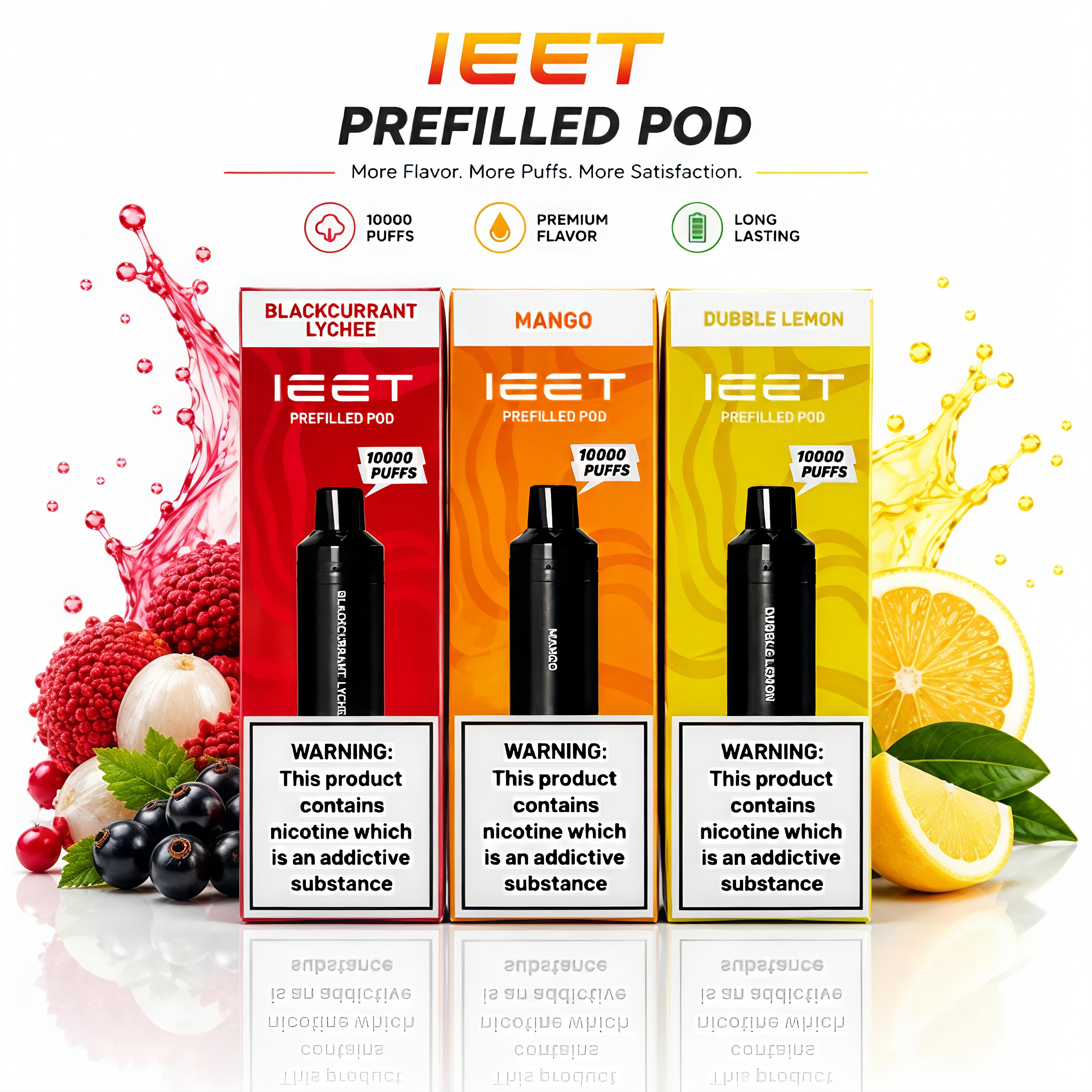 IEET 10000 Puffs Prefilled Cartridge