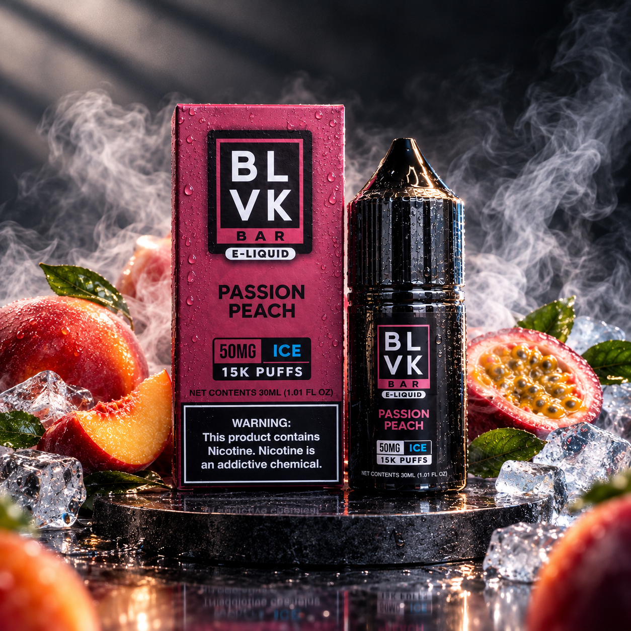 BLVK Passion peach Ice 30ml