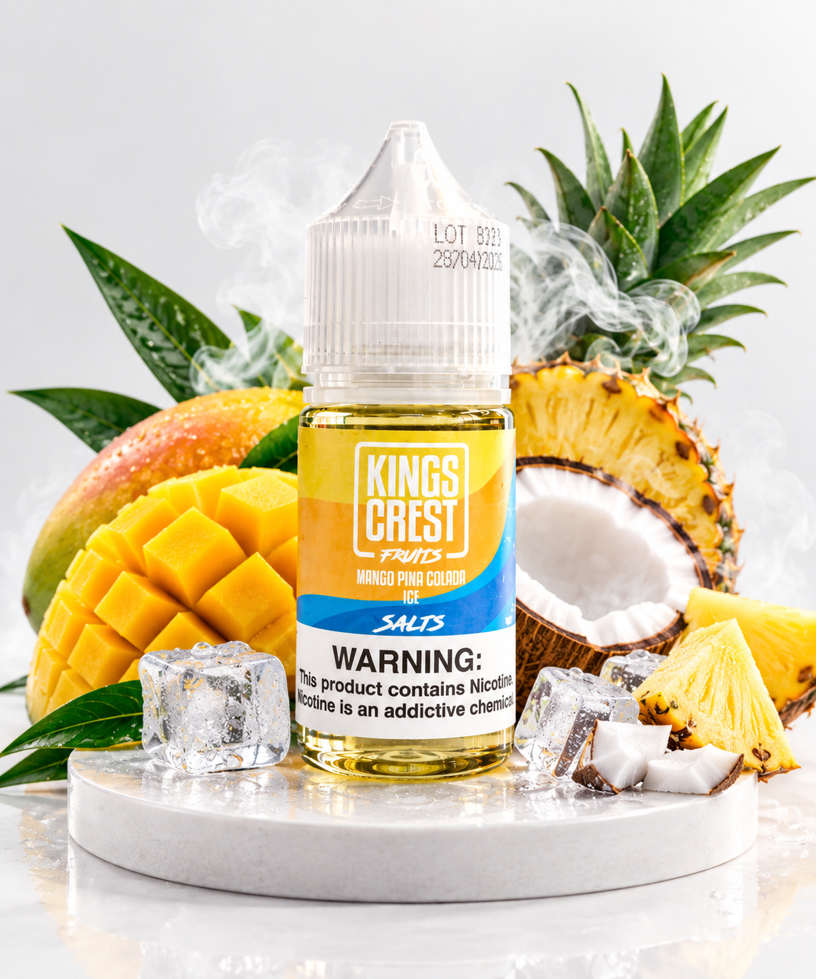 Kings Crest Bar salt Mango Pina Colada ice 30ml