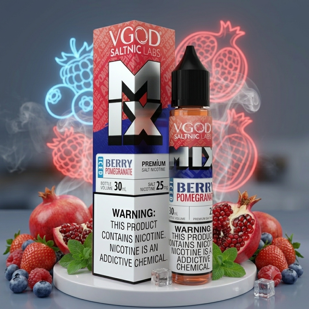 VGOD MIX Iced Berry Pomegranate SaltNic E-Liquid